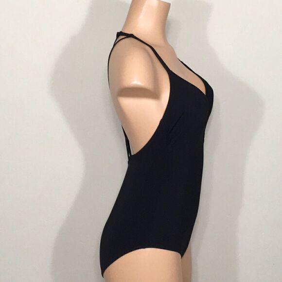 Gottex black strappy one piece. NWT - Picture 4 of 9